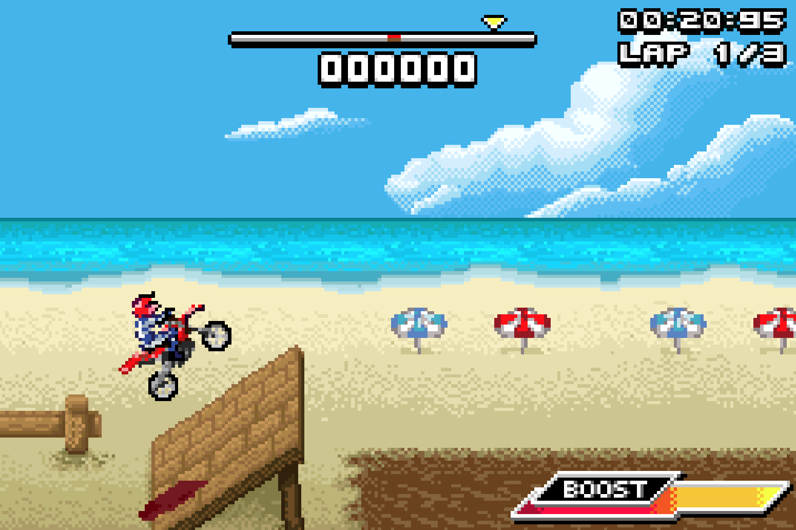 Motocross Challenge 게임 화면