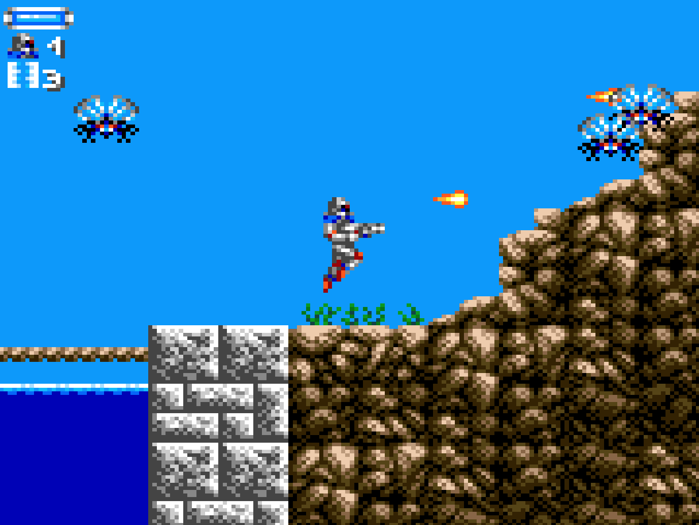 Turrican 게임 화면