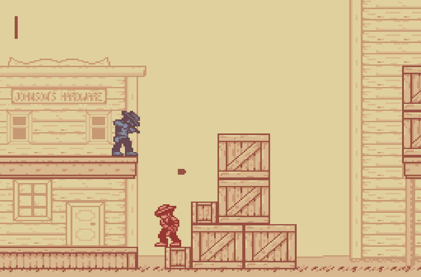 Gunman Clive 게임 화면