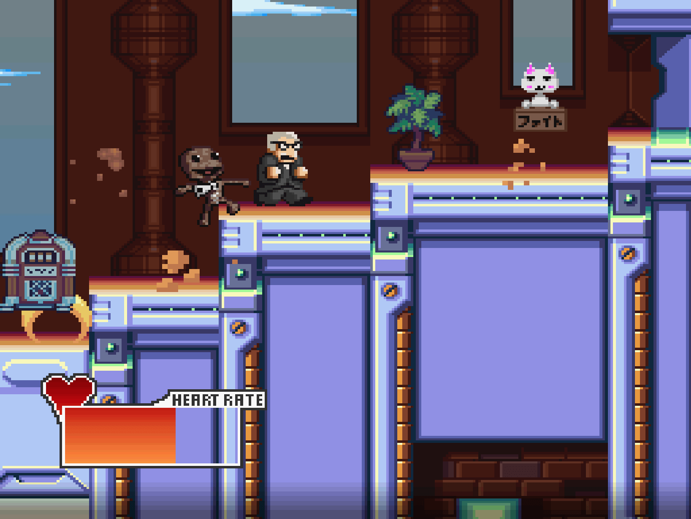 Super Boss Gaiden 게임 화면